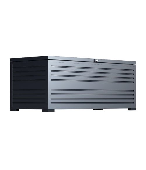 Ventaris Gartenbox abschliessbar | 181 x 79 x 74 cm | 1015 Liter | Anthrazit